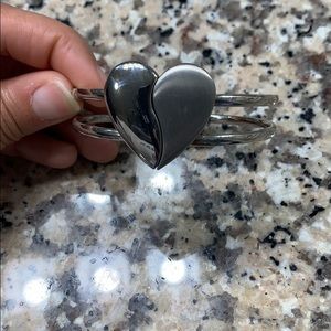 Silver Heart Bracelet